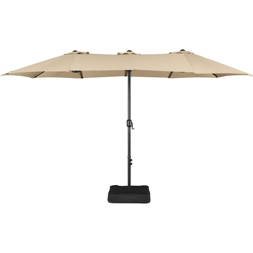Parasol triple tête avec base - triple,