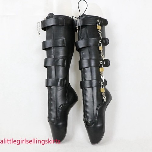 Black locks pointed toes - black,