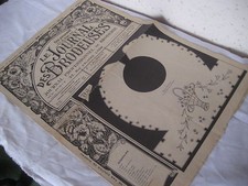 Le Journal des Brodeuses pour professionnel de broderie n° 750 Septembre 1957