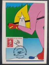 Carte Premier jour Jeux Olympique Albertville92 N°2675 Oblitéré Les Arcs 1990