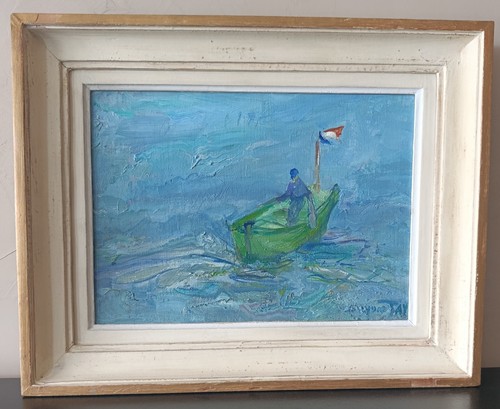 Huile sur toile signée - , tay
