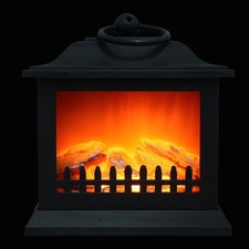  Lanterne de cheminée, lampe suspendue décorative d'intérieur, lumière