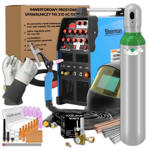 Sherman tig 210 - tig, 200a