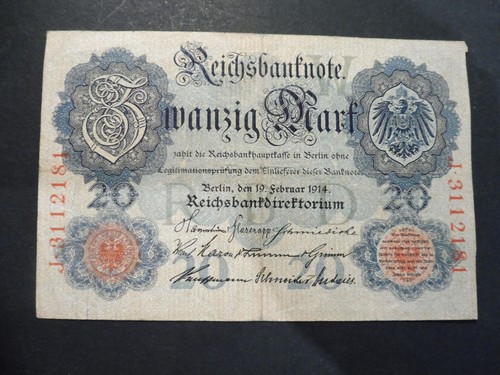 Ancien billet allemand - allemand, /