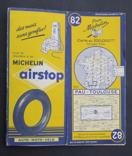 Carte michelin old map - michelin,