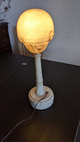 Lampe lamp vintage albatre - lamp,, vintage,