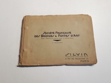 CATALOGUE SOCIETE FRANCAISE DE BRONZES & FONTE d' ART SILVIN .   ART DECO