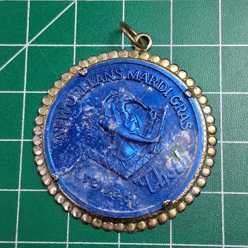 Vintage 1976 blue mardi gras - vintage,