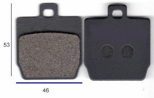 Plaquettes frein nitro - nitro, mbk