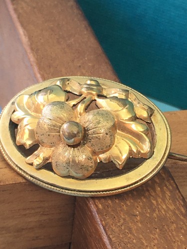 Ancienne broche plaqué - ancienne, en