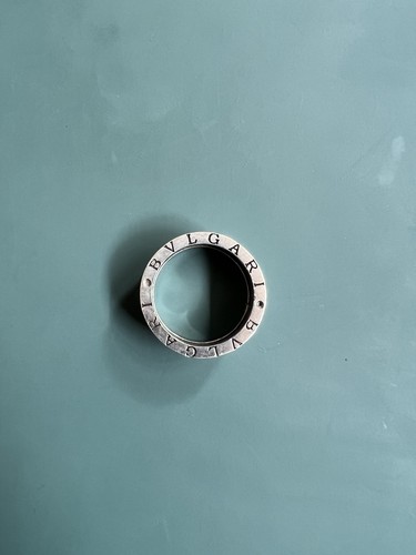 Bvlgari bague anneau argent - bvlgari,