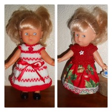 BRADERIE, 2  Vêtements poupée Mini Corolline de Corolle 20cm TENUES DE FETE