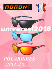 Lunettes de soleil POLARISEES DE MARQUE AORON UV400 EFFET MIROIR Sunglasses