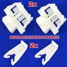 4 pcs Clips agrafes de réparation lève vitre avant pour Renault Clio II