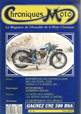 CHRONIQUES MOTO N°11