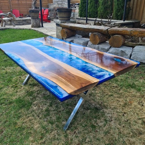 Table rivière résine - table, de