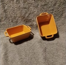 lot de 2 ramequins plat à