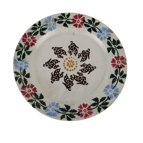 Assiette ancienne - assiette, en
