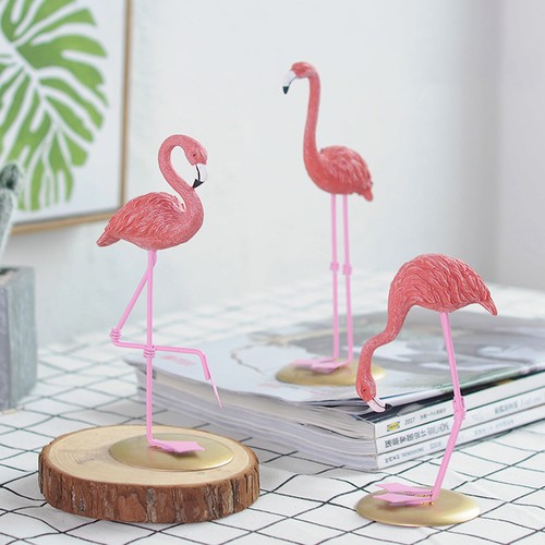 Figurine flamant rose statue - figurine,