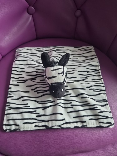 Doudou plat zebre - plat,