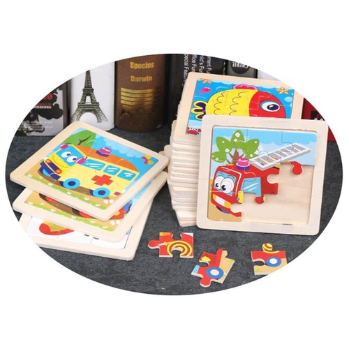 Puzzle animaux bois jeux - bois,,