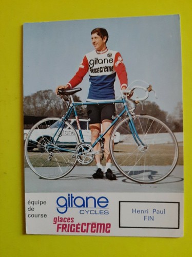 Cyclisme carte cycliste - cycliste, henri