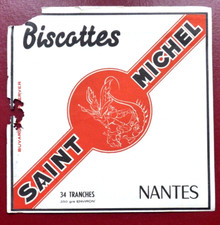 BUVARD - BISCOTTES SAINT MICHEL - NANTES - ILLUSTRATEUR -