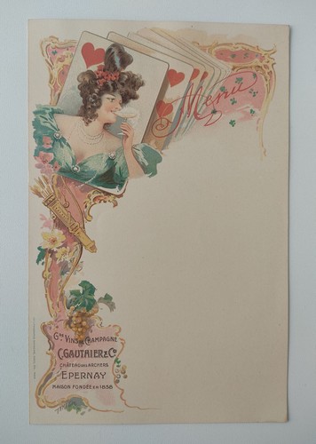 Menus ancien vieux papiers - ancien,
