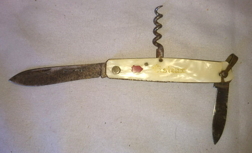 Ancien couteau pliant poche - ancien,