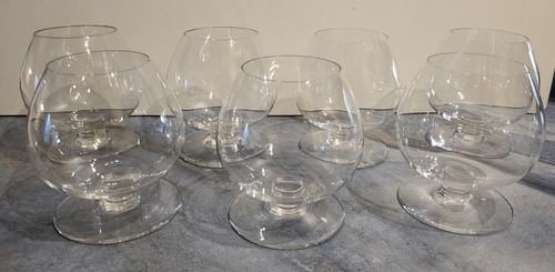 Lot verres cognac en - 7,