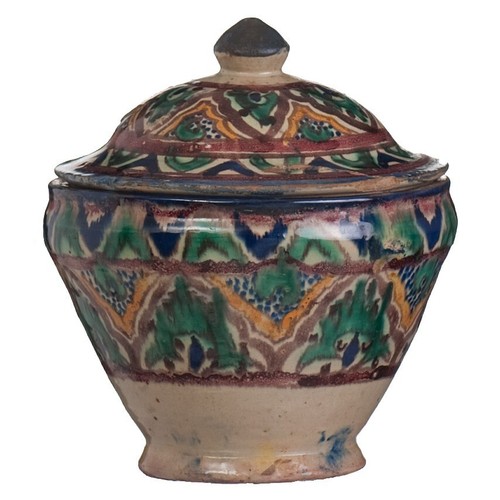 Maroc ancien pot couvert - ancien,