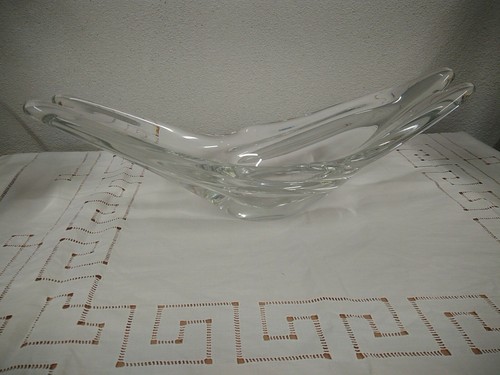 Coupe cristal signée - en,