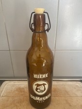 BOUTEILLE sérigraphié Bière Dumesnil  vintage collection crêperie 100 cl bistro
