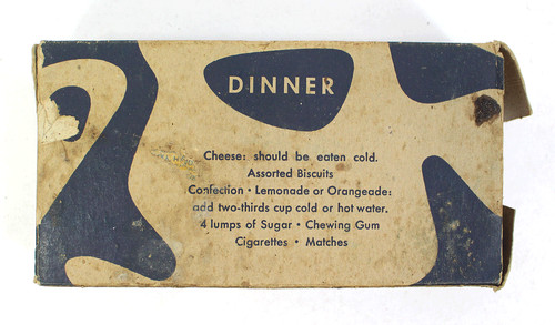 Ration type dinner us - us,