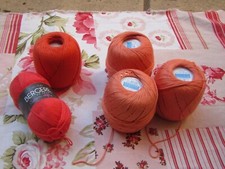 5 PELOTES  VARIE DE COTON A TRICOTER COTON FIFTY DE BERGERE DE FRANCE