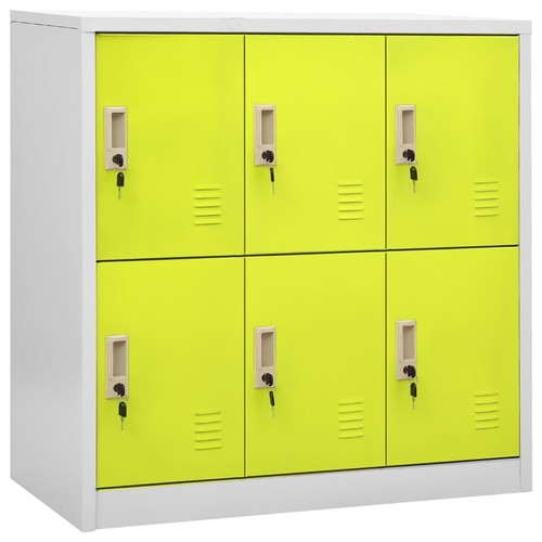 Armoire casiers gris - armoire,