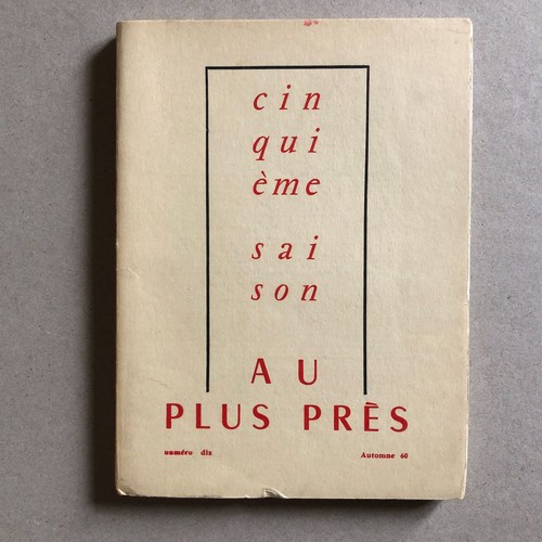 Henri chopin cinquième - —,