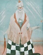 ABADIE LANDEL Tirage d'art original 1929 français vintage CIRCUS CLOWN