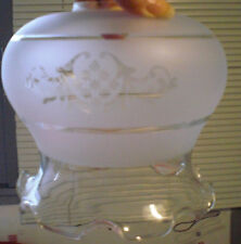 ANCIEN GLOBE verre SUSPENSION