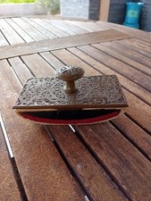 ancien Tampon Buvard en Bronze