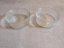 Lot 2 ramequins transparents