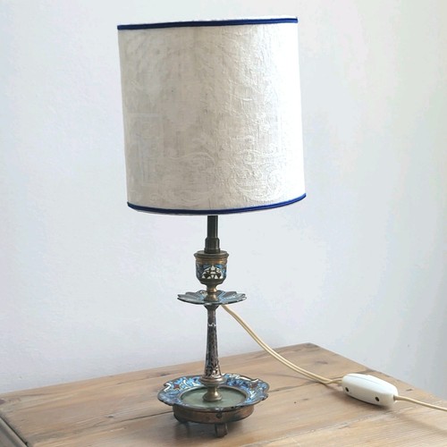 Lampe bougeoir bronze - lampe,
