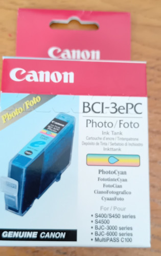 Canon bci 3epc photo - photo, cyan
