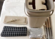 FAJERMINART Balai De Nettoyage Avec Seau Multifonction Eponge En Microfibres