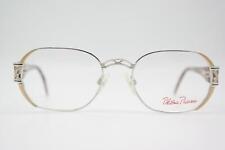 Lunettes Vintage Paloma Picasso 8402 Argent Or Marron Ovale Monture