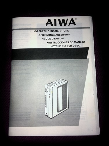 Notice instructions aiwa - instructions, du