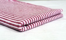 Tissu Rayé En Pur Coton À