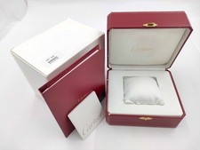 VINTAGE AUTHENTIQUE CARTIER boite montre boîtier rouge livret COWA 0049...