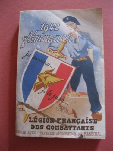 Almanach 1942 légion - almanach, la