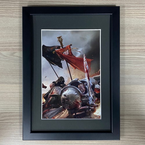 Gris chevaliers encadré art - gris,